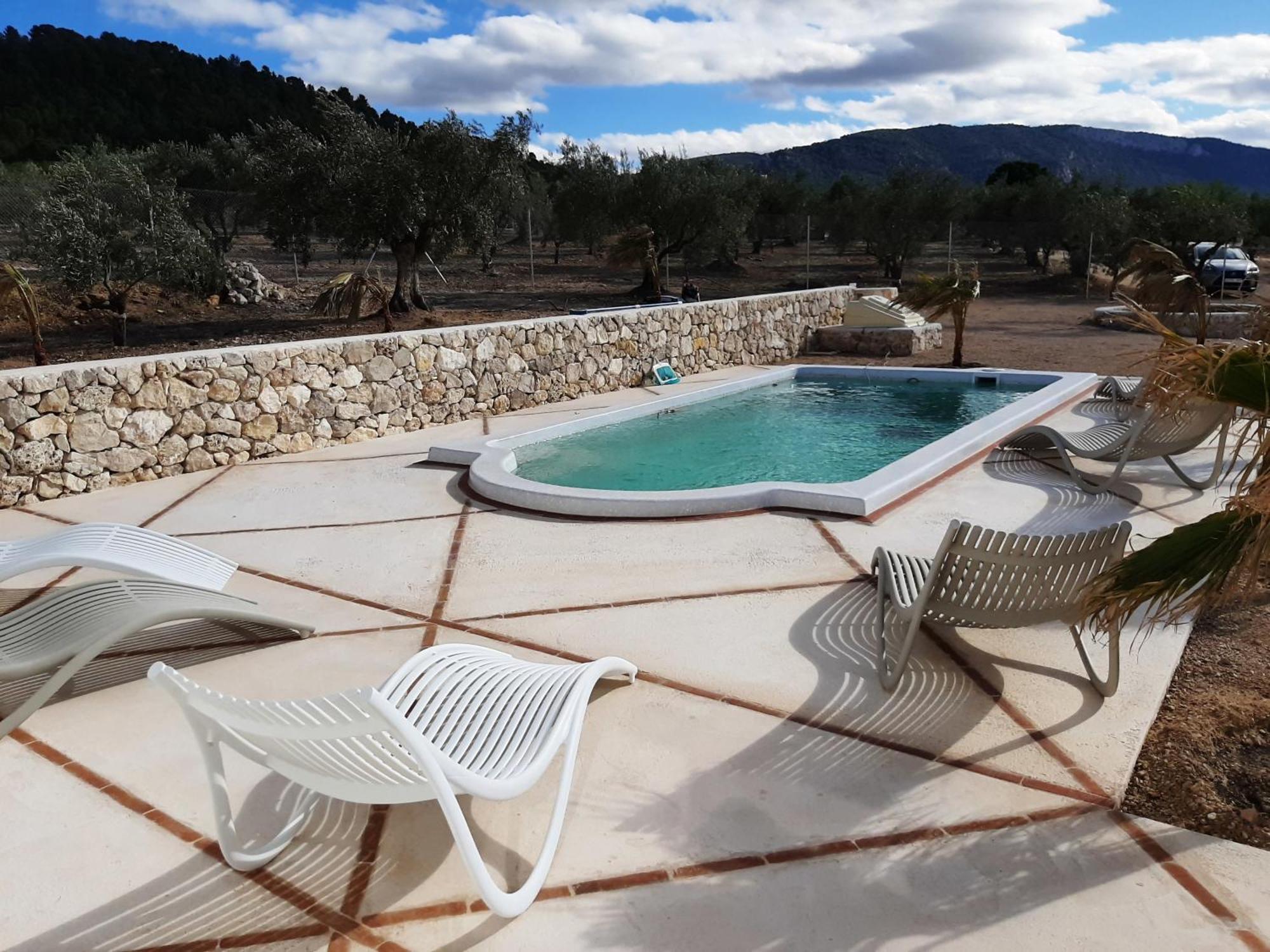 Casita Del Embalse Con Encanto Biar Exterior photo